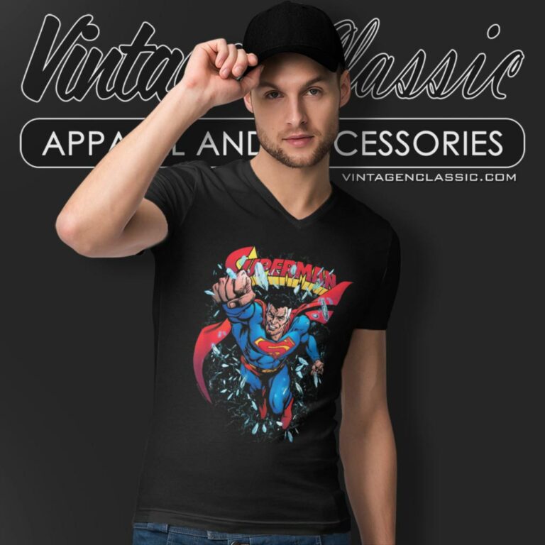 Superman Old Man Kal V Neck TShirt Superman Old Man Kal V Neck TShirt