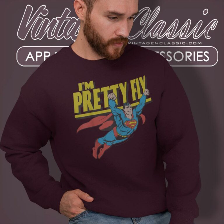 Superman Pretty Fly Sweatshirt Superman Pretty Fly Sweatshirt