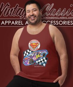 Superman Racing Tank Top Racerback