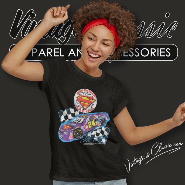 Superman Racing Women T Shirt Superman Racing Women T Shirt