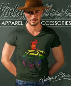 Superman Reveal Rainbow V Neck TShirt