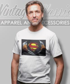 Superman Ripping Open T Shirt