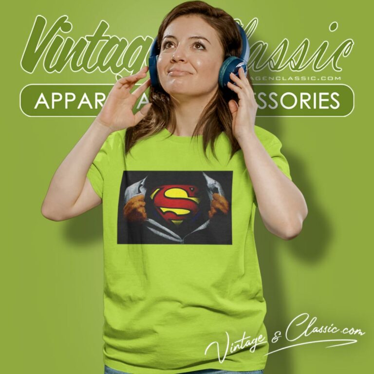Superman Ripping Open Women T Shirt Superman Ripping Open Women T Shirt
