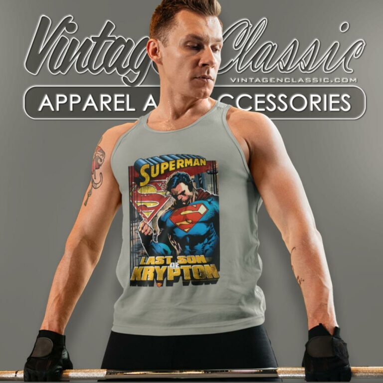 Superman Shirt Last Son Of Krypton Tank Top Racerback Superman Shirt Last Son Of Krypton Tank Top Racerback
