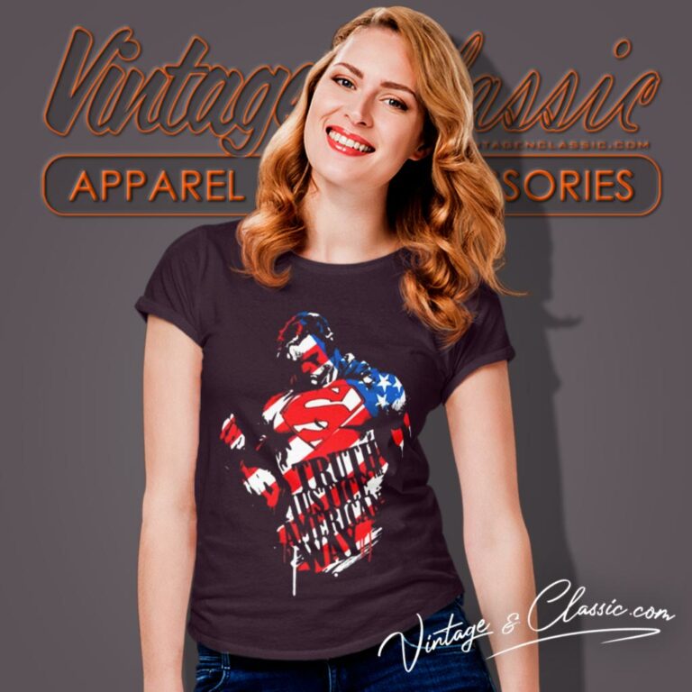 Superman Shirt Truth Justice The American Women T Shirt Superman Shirt Truth Justice The American Women T Shirt