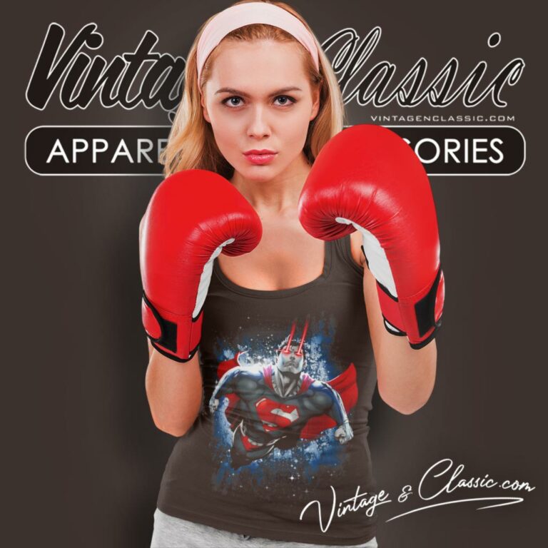 Superman Stardust Tank Top Racerback Superman Stardust Tank Top Racerback