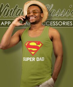 Superman Super Dad Tank Top Racerback