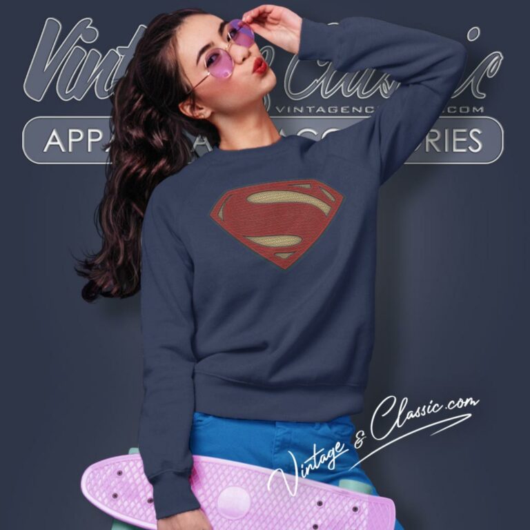 Superman Super Movie Logo Sweatshirt Superman Super Movie Logo Sweatshirt