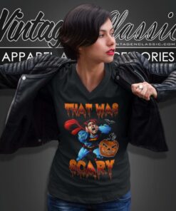 Superman That Was Scary V Neck TShirt