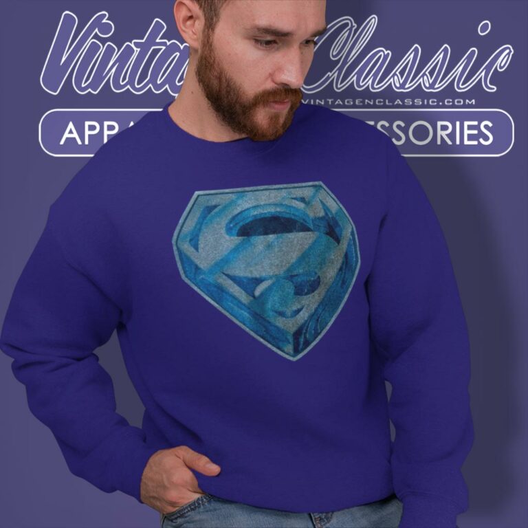 Superman The Movie 1978 Logo Sweatshirt Superman The Movie 1978 Logo Sweatshirt