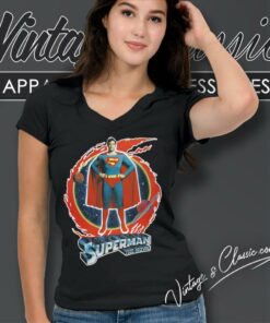 Superman The Movie V Neck TShirt