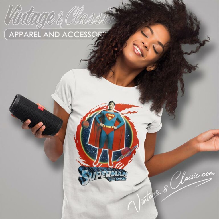 Superman The Movie Women T Shirt Superman The Movie Women T Shirt