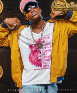 Support The Fighters Breast Cancer Awareness Shirt 5 Support The Fighters Breast Cancer Awareness V Neck TShirt