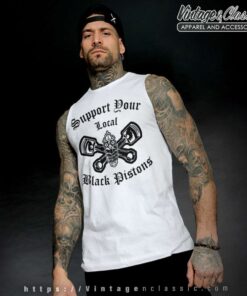 Support Your Local Black Pistons Tank Top