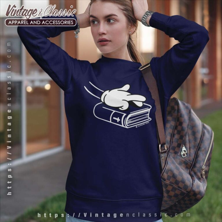 Supreme 2006 Mickey Mouse Oath Sweatshirt Supreme 2006 Mickey Mouse Oath Sweatshirt