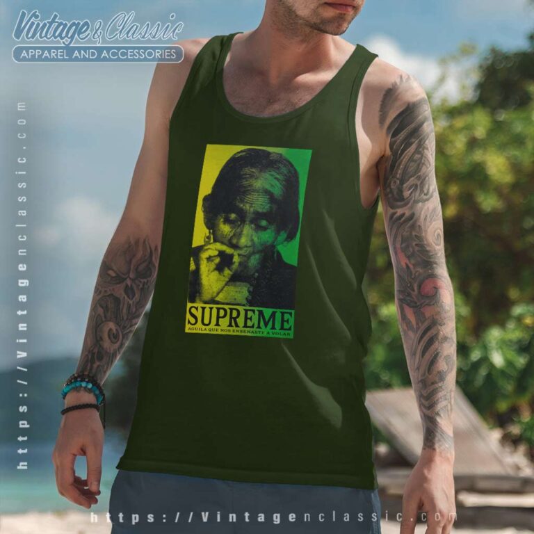 Supreme Aguila Maria Sabina Tank Top Racerback Supreme Aguila Maria Sabina Tank Top Racerback