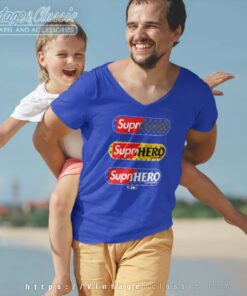 Supreme Anti Hero Skateboard V Neck TShirt