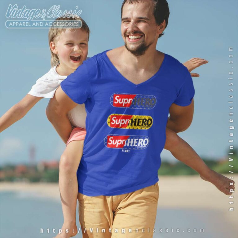 Supreme Anti Hero Skateboard V Neck TShirt Supreme Anti Hero Skateboard V Neck TShirt