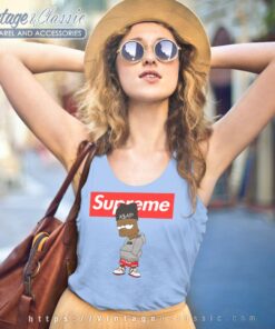 Supreme Asap Rocky Bart Simpson Tank Top Racerback