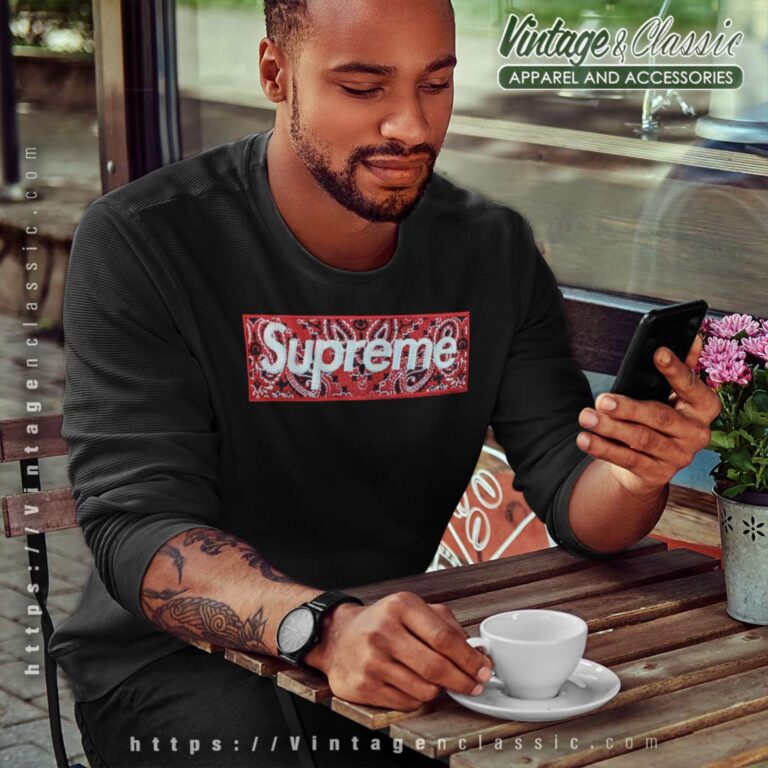 Supreme Bandana Box Logo Sweatshirt Supreme Bandana Box Logo Sweatshirt