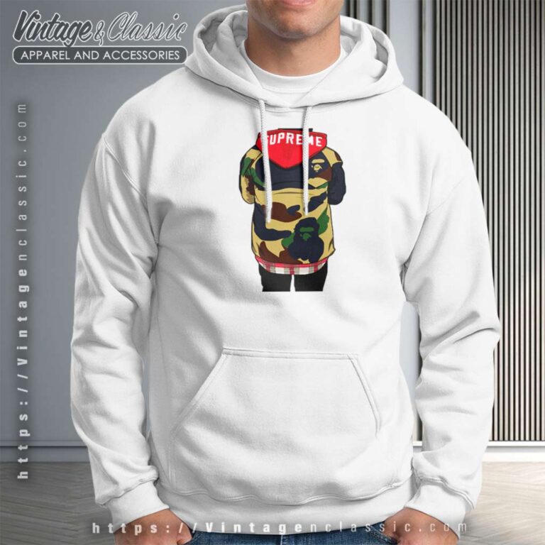 Supreme Bape Fashion Hoodie Supreme Bape Fashion Hoodie