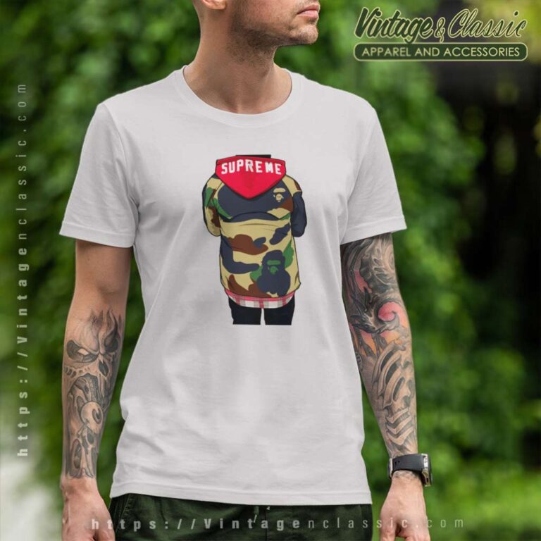 Supreme Bape Fashion T Shirt Supreme Bape Fashion T Shirt