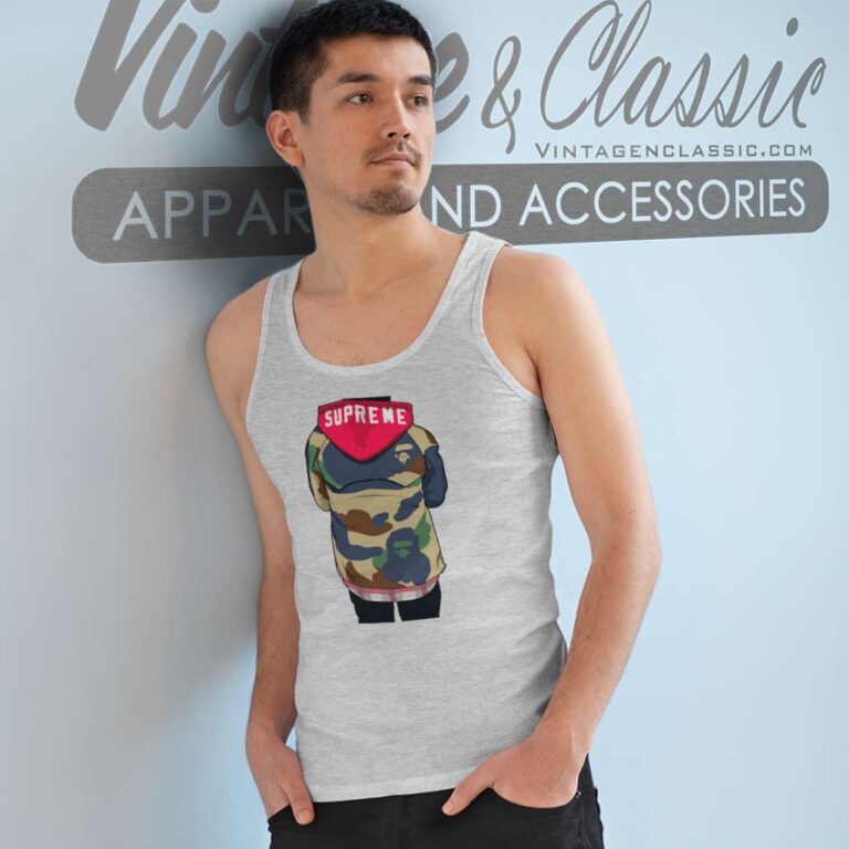 Supreme Bape Fashion Tank Top Racerback Supreme Bape Fashion Tank Top Racerback