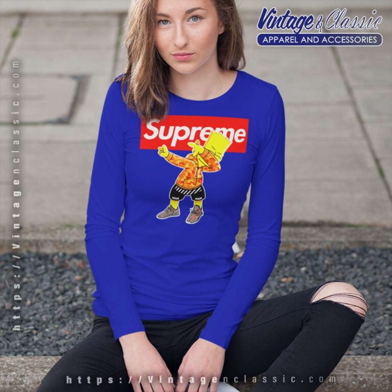 Supreme Bart Simpson Dabbing Long Sleeve Tee Supreme Bart Simpson Dabbing Long Sleeve Tee