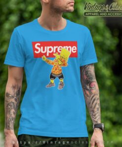 Supreme Bart Simpson Dabbing T Shirt