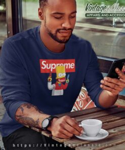 Supreme Bart Simpson Gang Sweatshirt