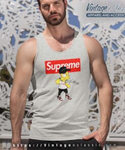 Supreme Bart Simpson Rich Lifestyle Tank Top Racerback