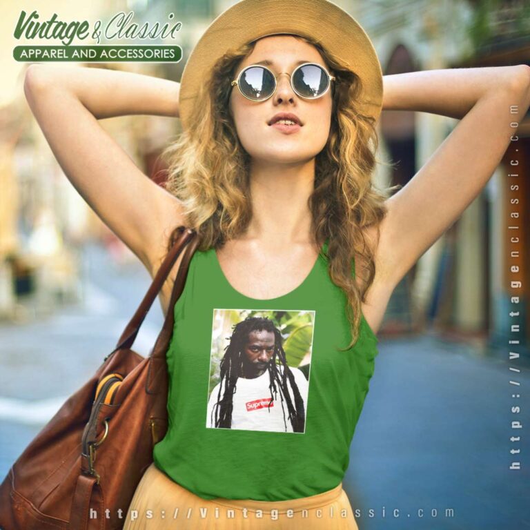 Supreme Buju Banton Tank Top Racerback Supreme Buju Banton Tank Top Racerback