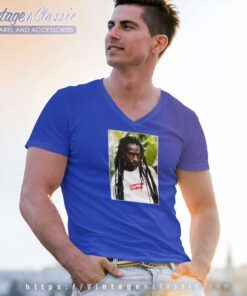 Supreme Buju Banton V Neck TShirt