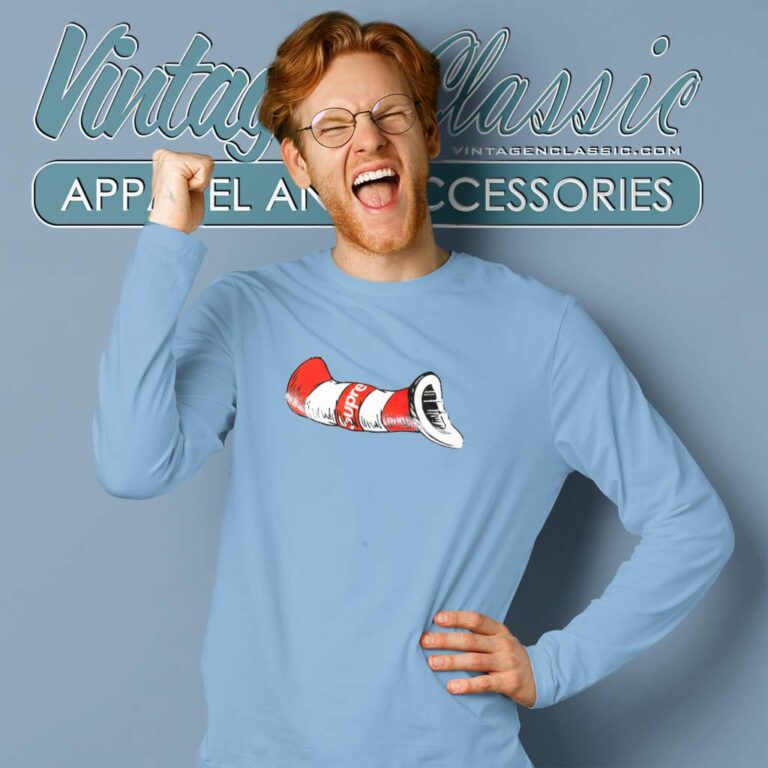 Supreme Cat In The Hat Long Sleeve Tee Supreme Cat In The Hat Long Sleeve Tee
