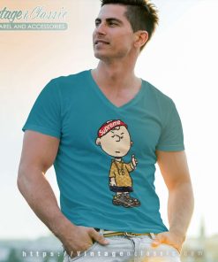 Supreme Charlie Brown Shirt 4 Supreme Charlie Brown V Neck TShirt