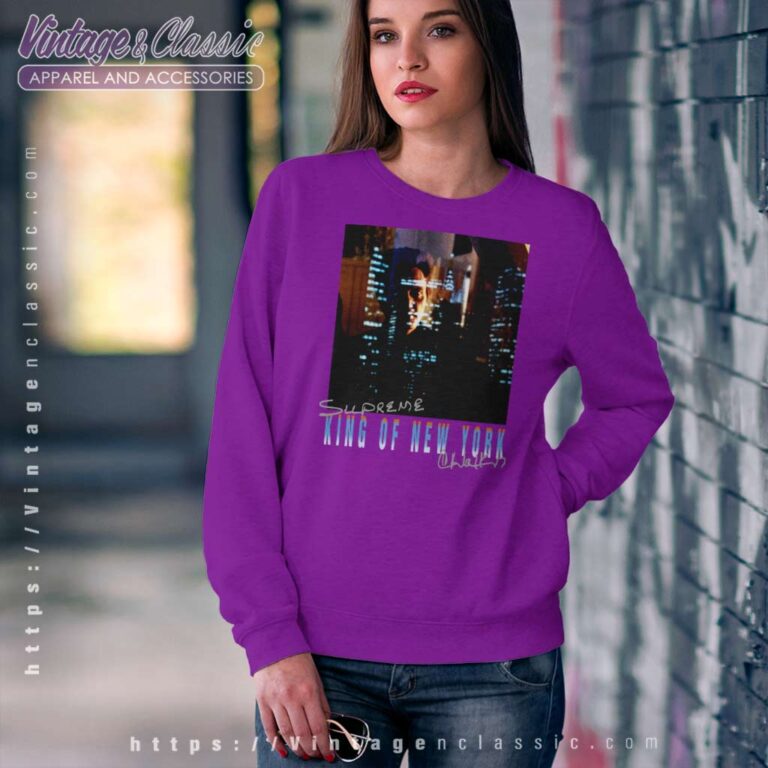 Supreme Christopher Walken King Of New York Sweatshirt Supreme Christopher Walken King Of New York Sweatshirt