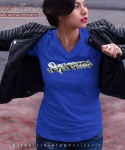 Supreme Chrome Logo V Neck TShirt