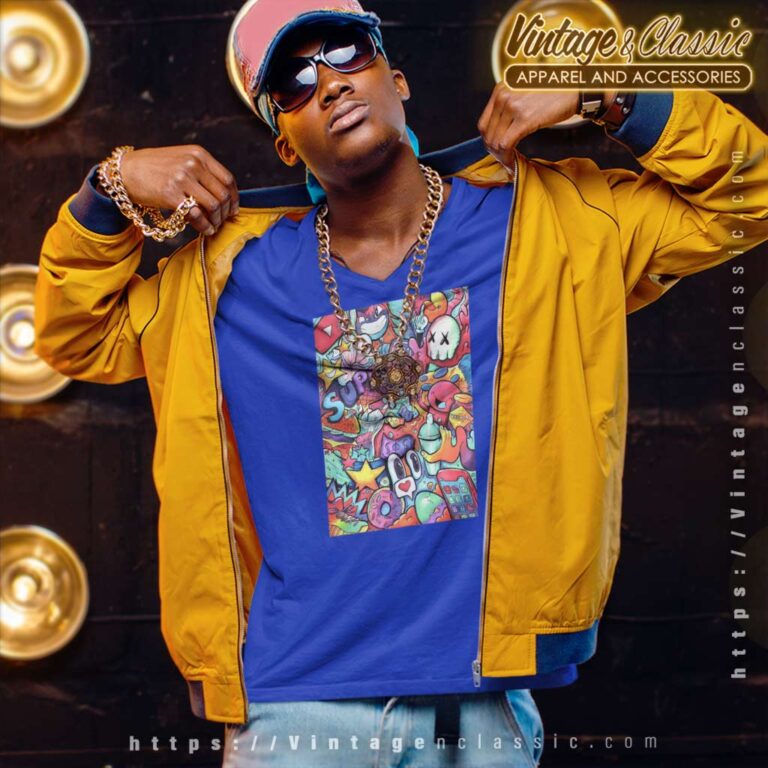 Supreme Copic Marker Doodle V Neck TShirt Supreme Copic Marker Doodle V Neck TShirt