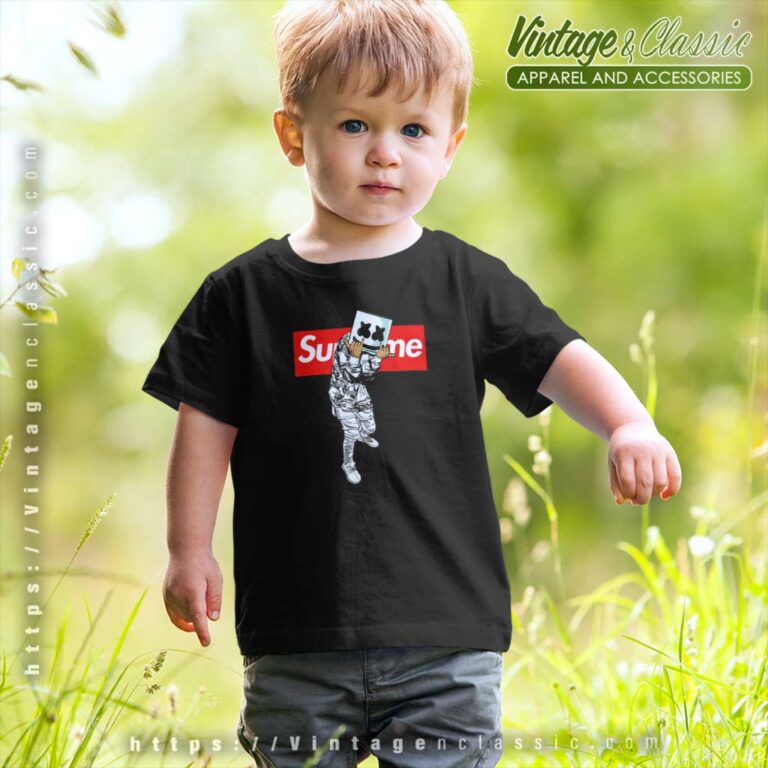 Supreme DJ Marshmello Kids T Shirt Supreme DJ Marshmello Kids T Shirt