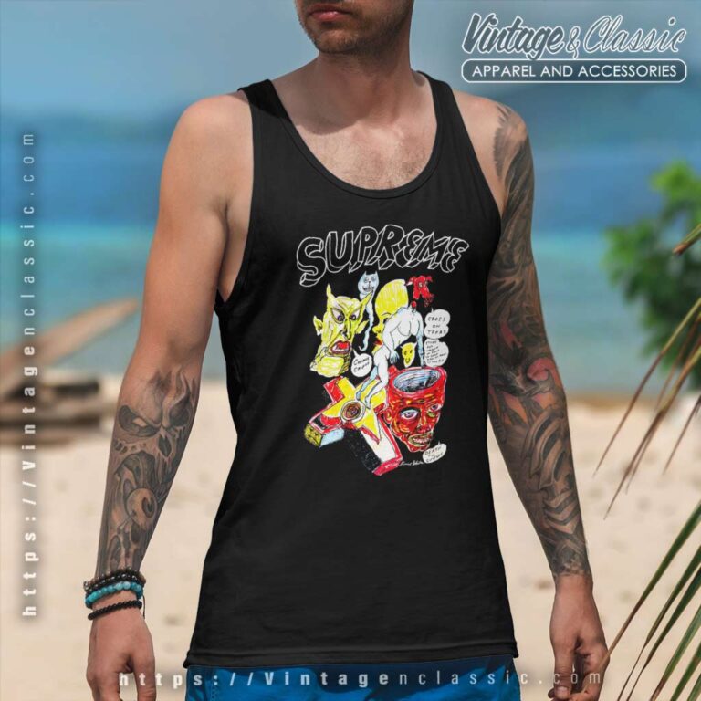 Supreme Daniel Johnston Tank Top Racerback Supreme Daniel Johnston Tank Top Racerback