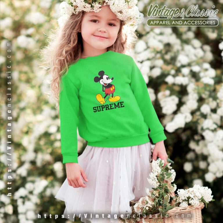Supreme Disney Mickey Mouse Kids Sweatshirt Supreme Disney Mickey Mouse Kids Sweatshirt