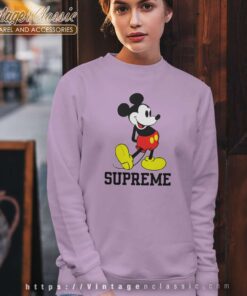 Supreme Disney Mickey Mouse Sweatshirt