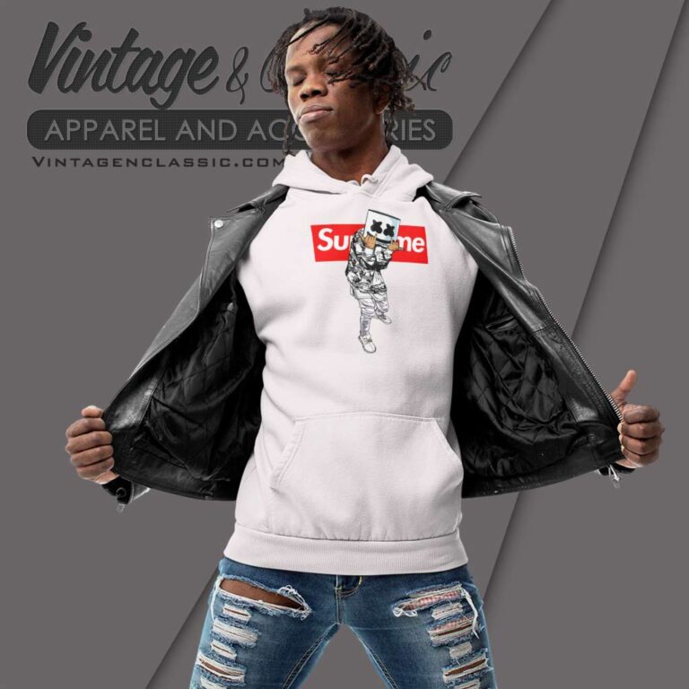 Supreme Dj Marshmello Hoodie Supreme Dj Marshmello Hoodie