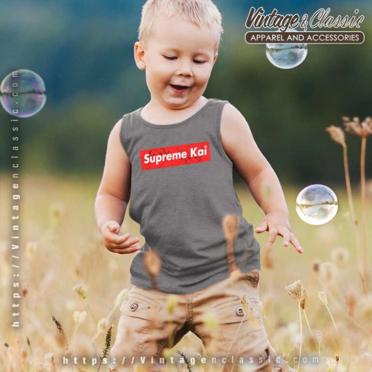 Supreme Dragon Ball Z Kai Box Logo Kids Tank Top Racerback Supreme Dragon Ball Z Kai Box Logo Kids Tank Top Racerback