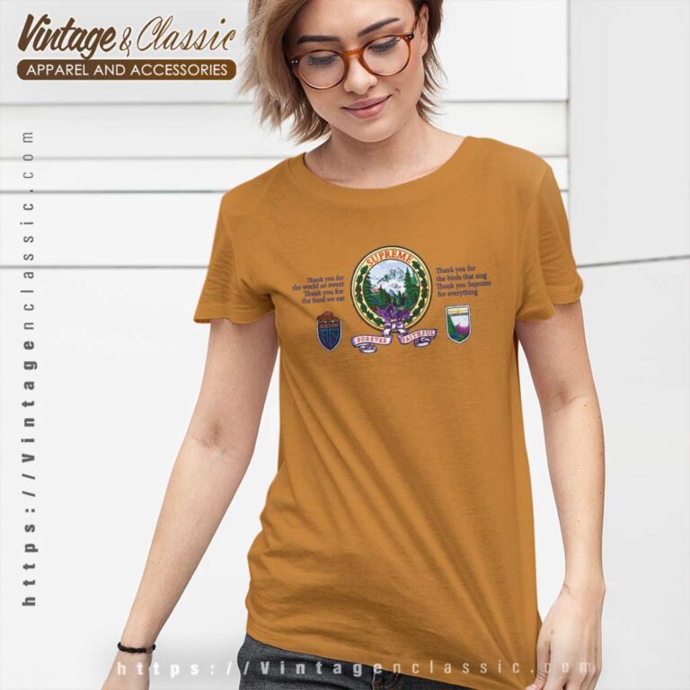 Supreme Forever Faithful Mountain Women TShirt Supreme Forever Faithful Mountain Women TShirt