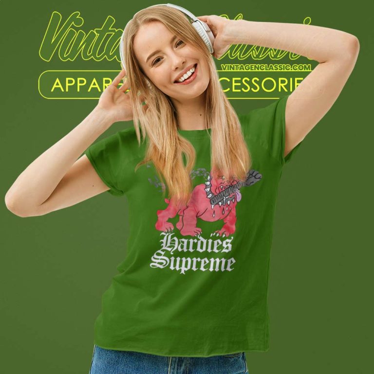Supreme Hardies Dog Women TShirt Supreme Hardies Dog Women TShirt