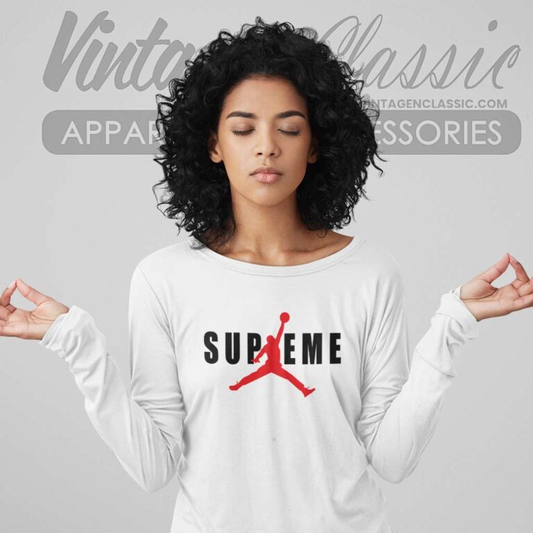 Supreme Jordan Basketball Long Sleeve Tee Supreme Jordan Basketball Long Sleeve Tee