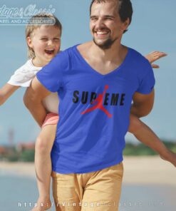 Supreme Jordan Basketball V Neck TShirt