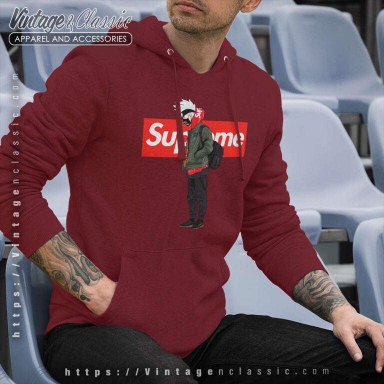 Supreme Kakashi Naruto Hoodie Supreme Kakashi Naruto Hoodie