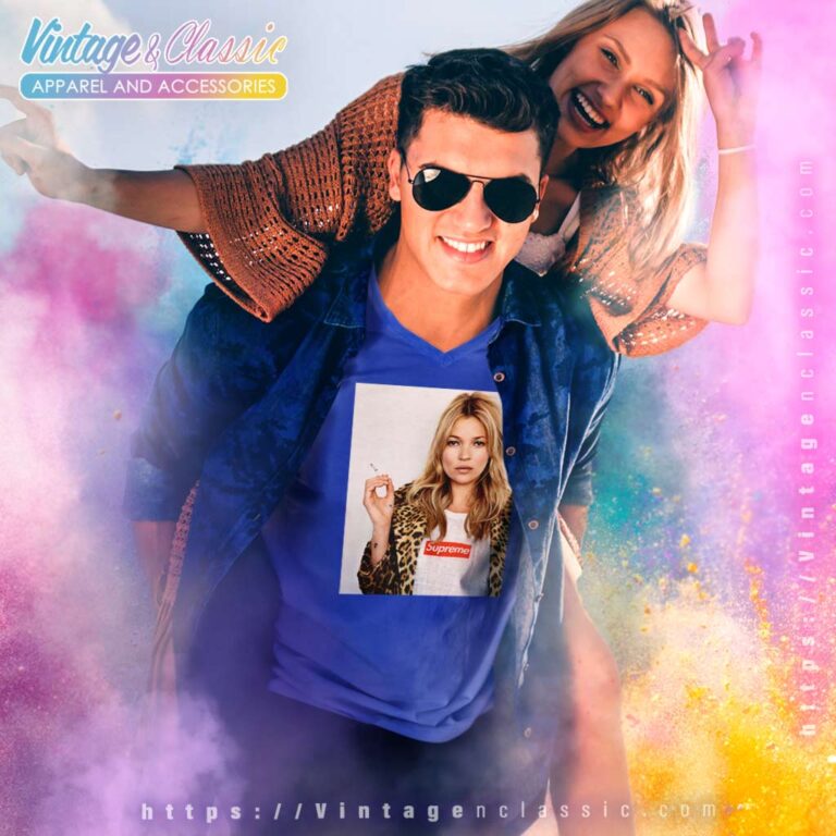 Supreme Kate Moss V Neck TShirt Supreme Kate Moss V Neck TShirt